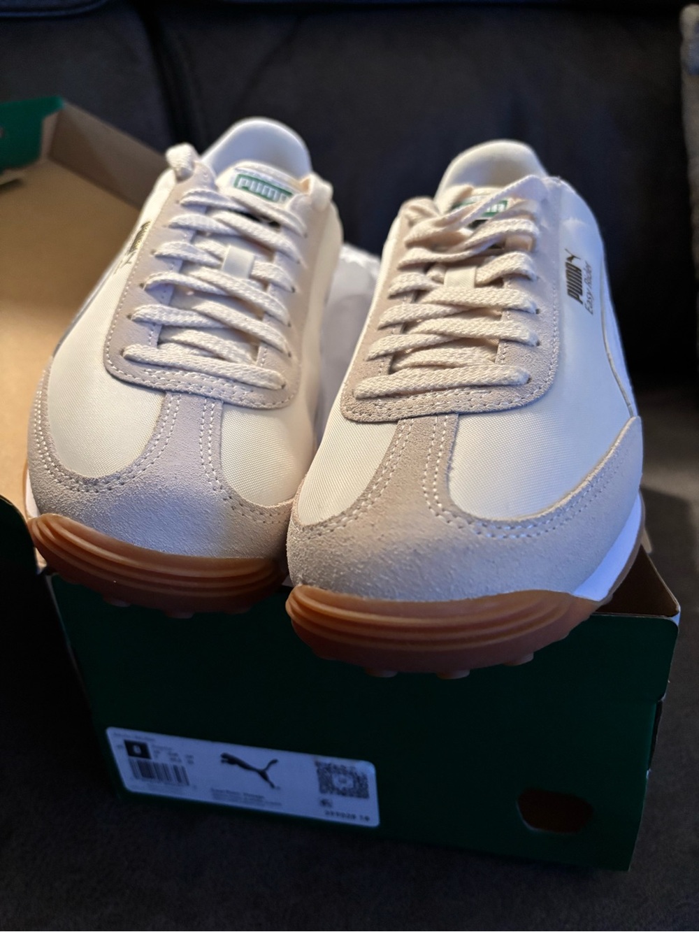 Puma Men's Cream & Gum Classic Runner Sneakers - Picture 4 of 5